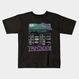 POST-SOVIET PANELKA // Typical russian panel houses Kids T-Shirt